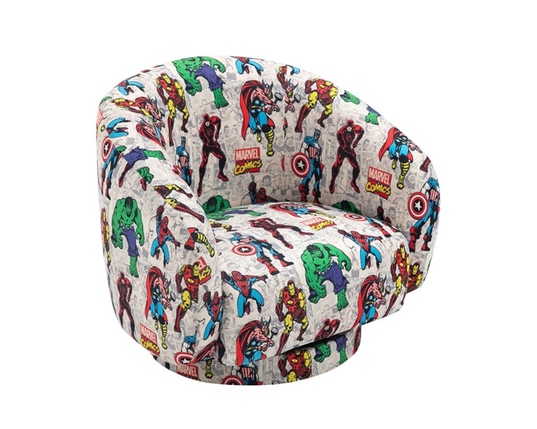 Marvel Accent Swivel Chair