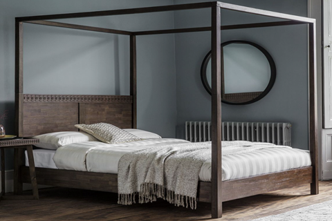 Meadow Wooden Four Poster Bed Frame