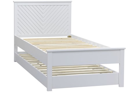 Painted Chevron Guest Bed