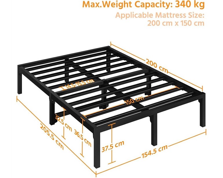 Levy Metal Platform Bed