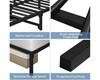 Levy Metal Platform Bed