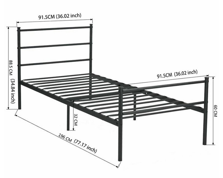 Dixie Metal Bed Frame