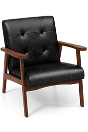 Black Lucifer Accent Chair