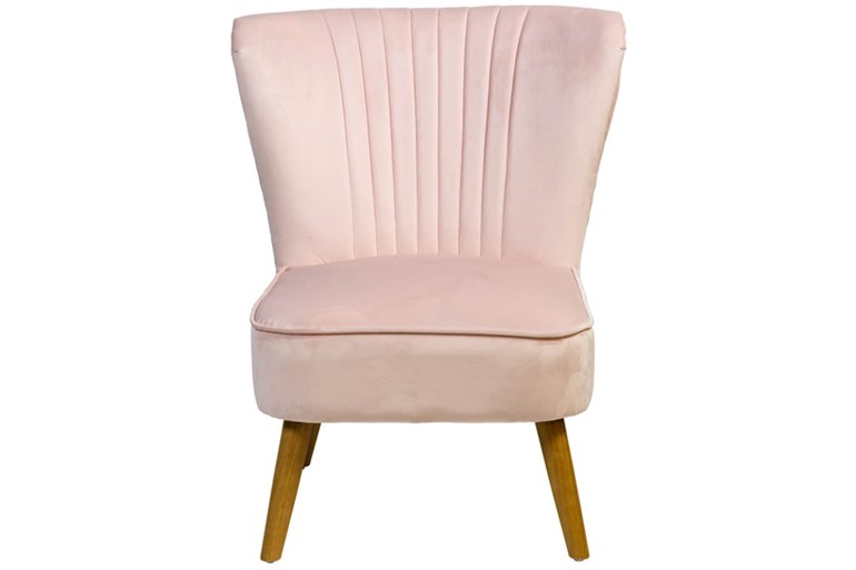 Shell Velvet Bedroom Accent  Chair