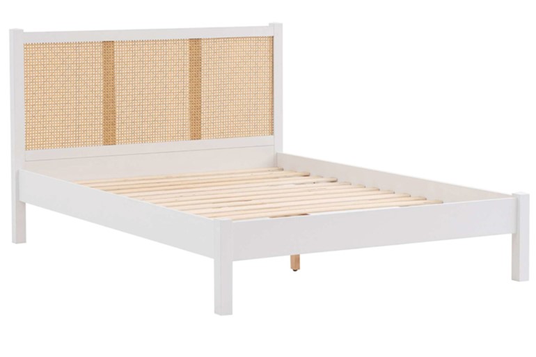 Croxley Oak Rattan Bed