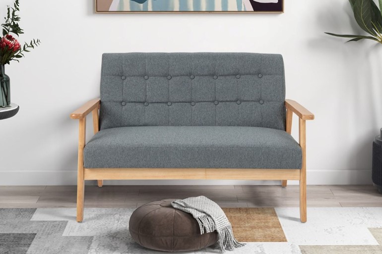 Milo Fabric Two Seater Sofa