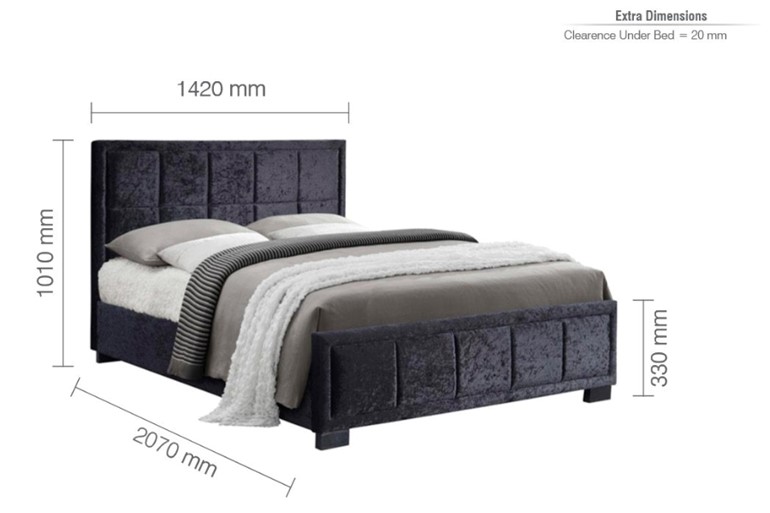 Hannover Fabric Bed