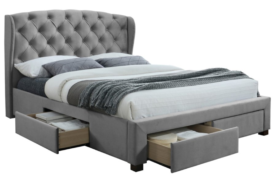 Hope Fabric Storage Bed