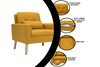 Langley Linen Accent Armchair