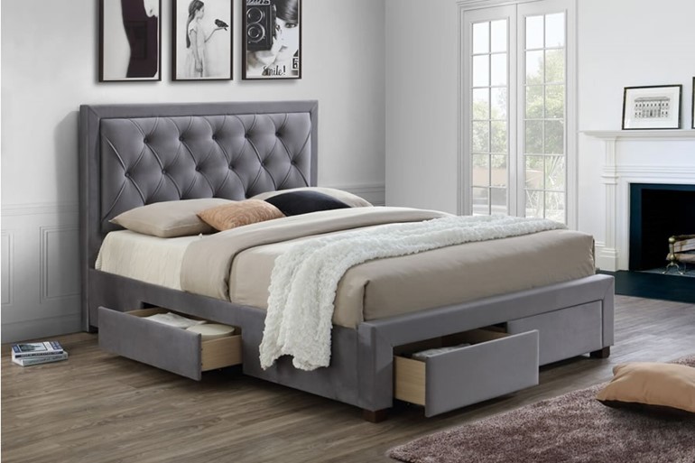 Woodbury Fabric Bed Frame