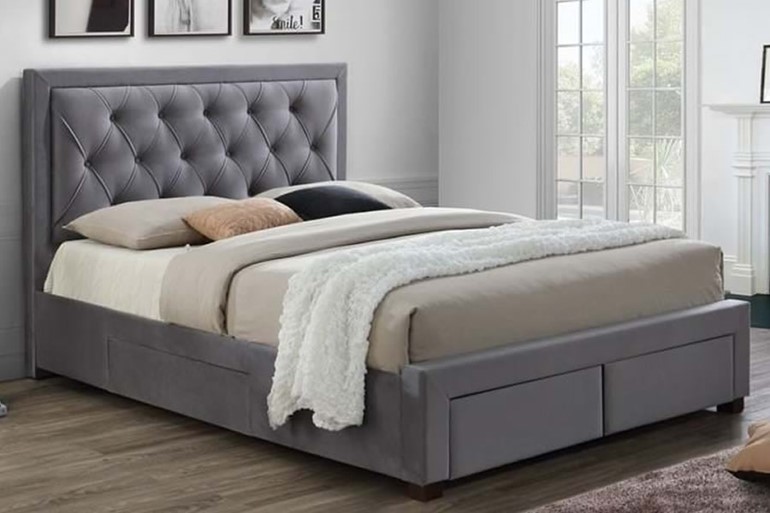 Woodbury Fabric Bed Frame