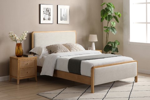 Archie 4'6'' Double Wooden Bed Frame