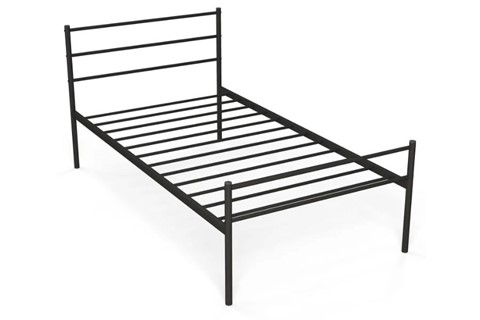 Cuthbert Black Metal Bedframe