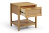 Ezra 1 Drawer Rattan Bedside Table