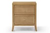 Ezra 2 Drawer Rattan Bedside Table