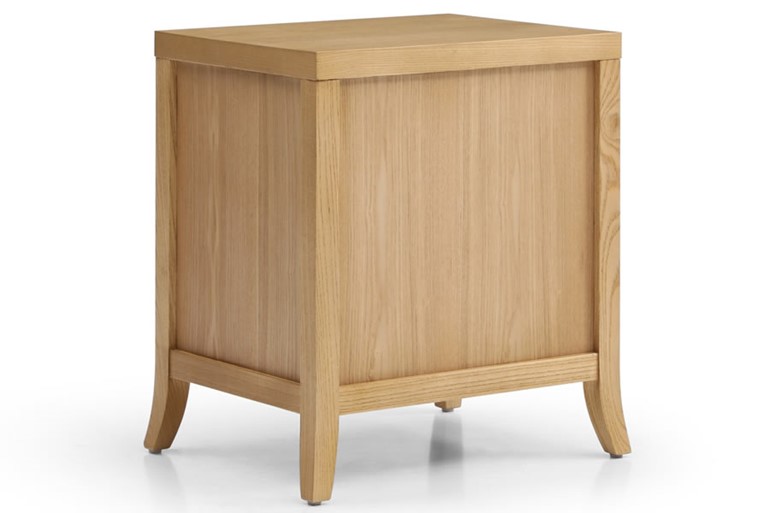Ezra 2 Drawer Rattan Bedside Table