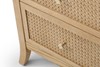Ezra 2 Drawer Rattan Bedside Table
