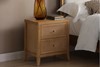 Ezra 2 Drawer Rattan Bedside Table