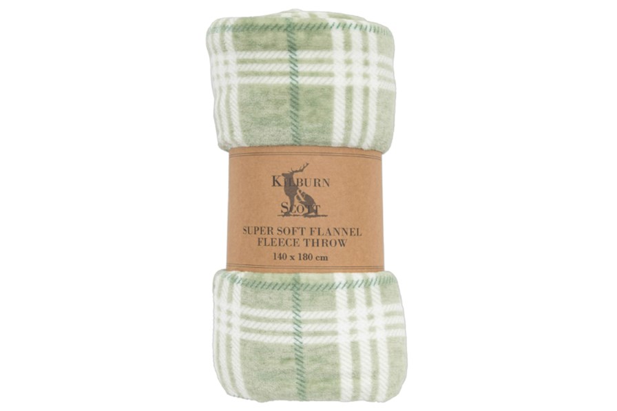 Checkmate Rolled Fleece