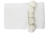 Knitted Pom Pom Throw