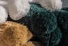 Knitted Pom Pom Throw