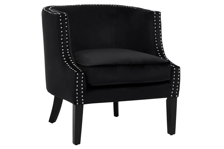 Larissa Velvet Studded Chair