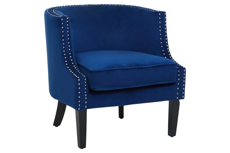 Larissa Velvet Studded Chair