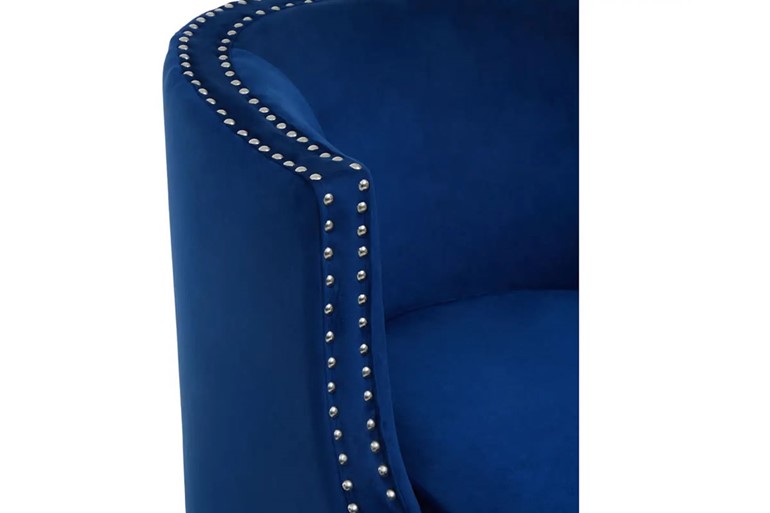 Larissa Velvet Studded Chair