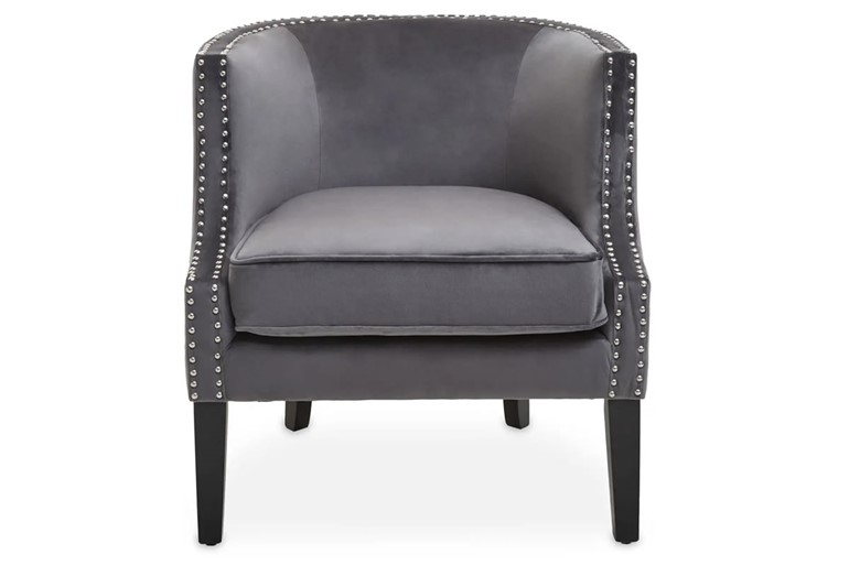 Larissa Velvet Studded Chair