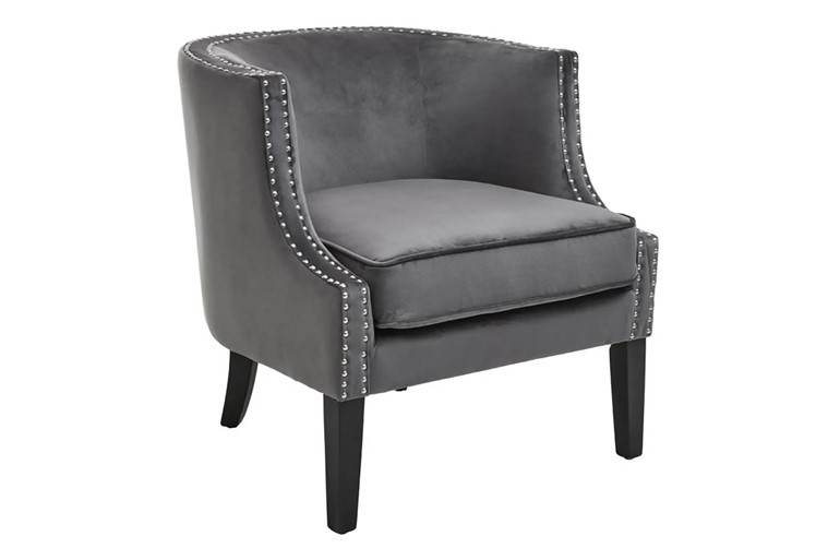 Larissa Velvet Studded Chair