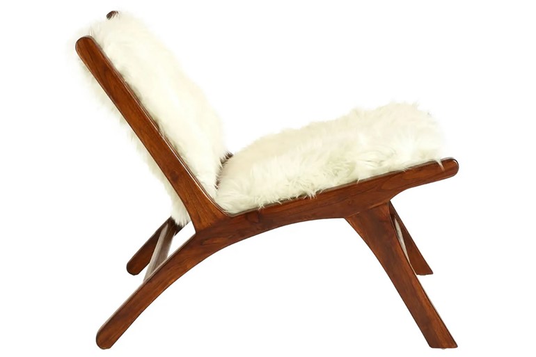 Incha Fur Lounge Chair