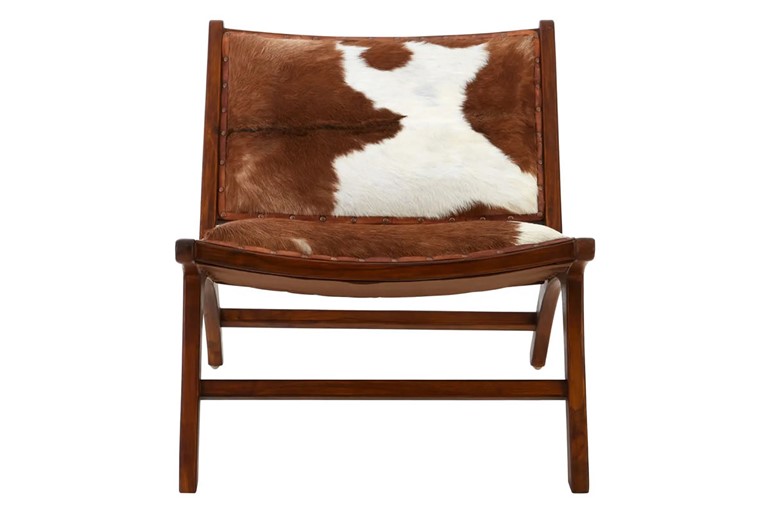 Incha Goat Hide Lounge Chair