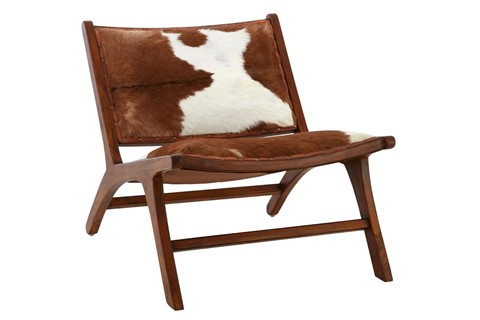 Incha Goat Hide Lounge Chair