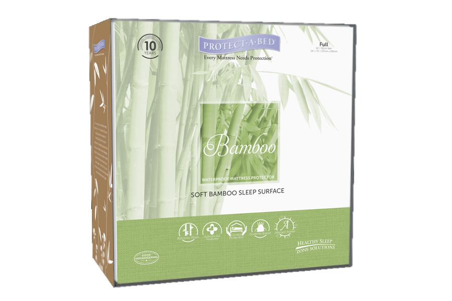 View Soft Feel Fabric Hypoallergenic Waterproof Mattress Protector Bamboo information
