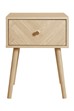 Herringford 1 Drawer Bedside