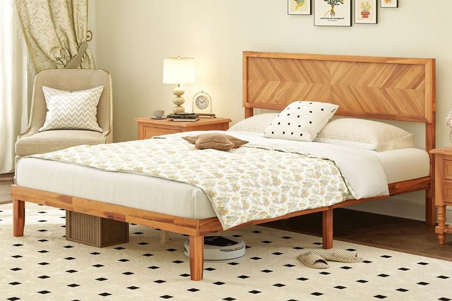 Mia Wooden Bed Frame