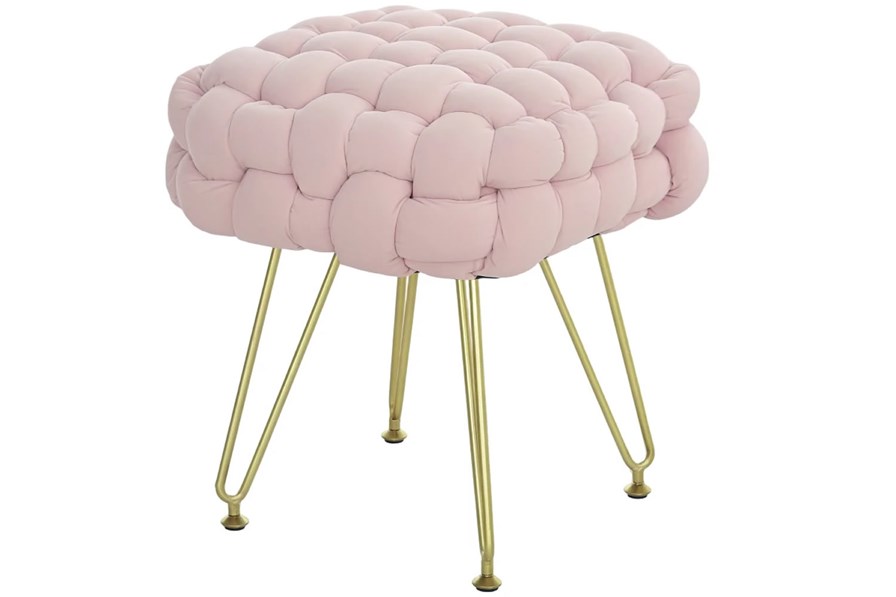 Roselle Footstool
