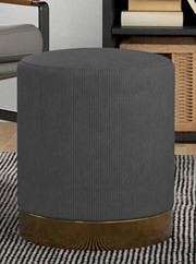 Estelle Grey Footstool