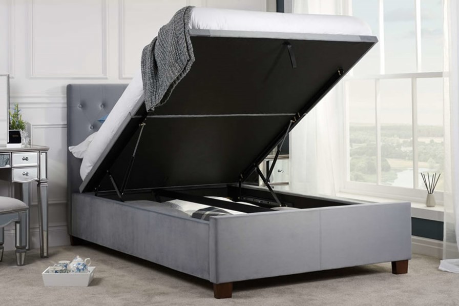 Cologne Fabric Ottoman