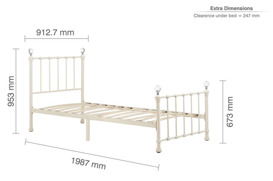 Jessica Metal Bed