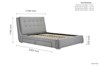 Mayfair Fabric 4 Drawer Bed