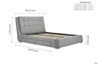 Mayfair Fabric 4 Drawer Bed