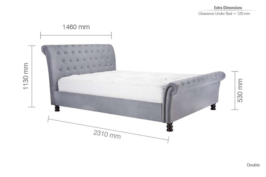 Opulence Fabric Bed