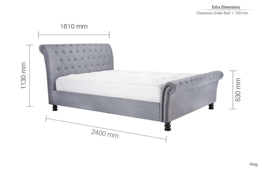 Opulence Fabric Bed