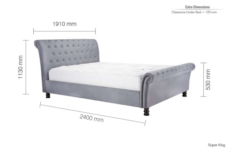 Opulence Fabric Bed