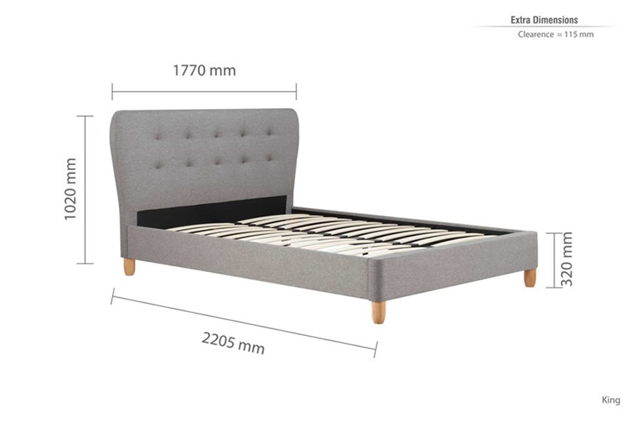 Stockholm Fabric Bed