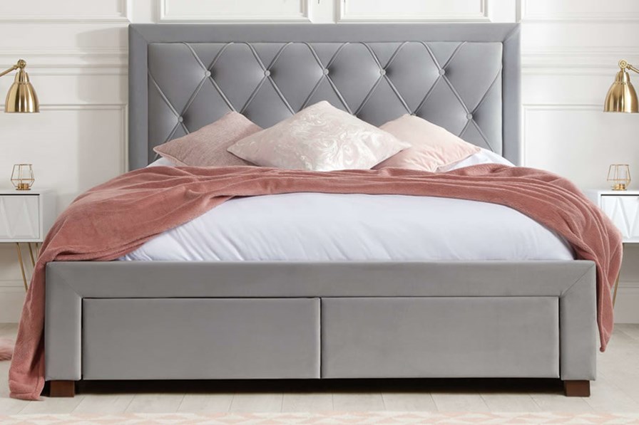 Woodbury Fabric Bed Frame