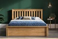 Monaco Solid Oak Ottoman