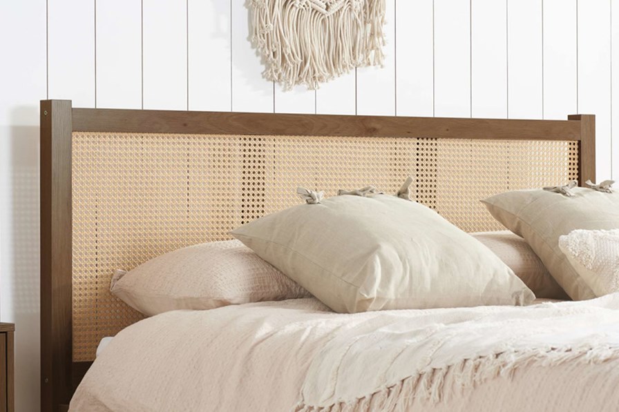 Croxley Oak Rattan Bed
