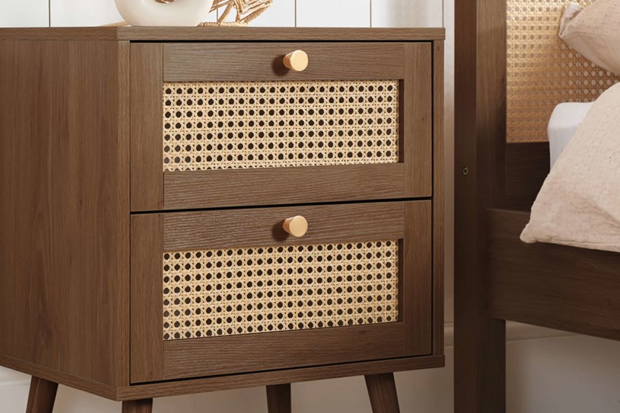 Croxley 2 Drawer Bedside Chest